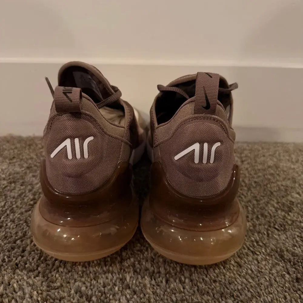 NIKE Men's Air Max 270 Mink Brown Shoes Size 10